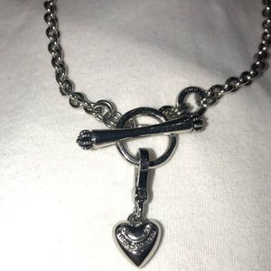 Silver Juicy Couture Charm Necklace
